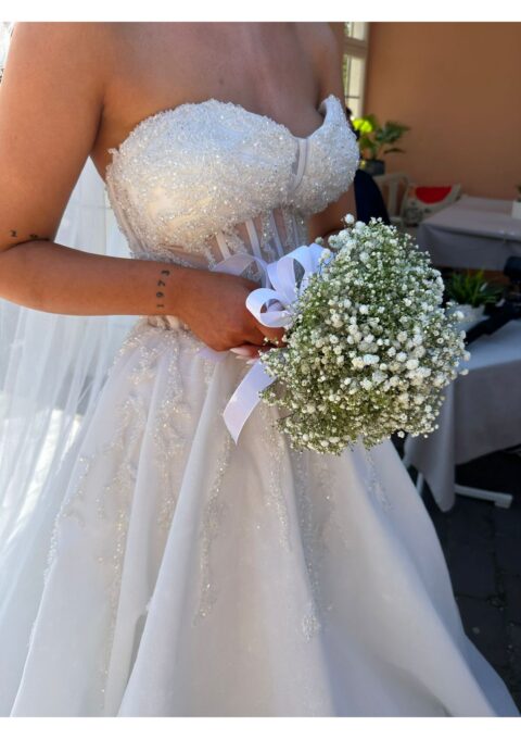 Second Hand Brautkleid Cinderella A-Linie Gr. 36 Foto 1