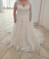 Second Hand Brautkleid Weise Fashion A-Linie Gr. 48 Neu & ungetragen Foto 2