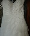 Second Hand Brautkleid Biancas Brautstudio 33W03/96 A-Linie Gr. 34 Foto 3