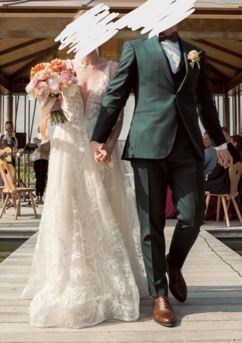 Second Hand Brautkleid The Bride A-Linie Gr. 36 Mageschneidert Foto 1