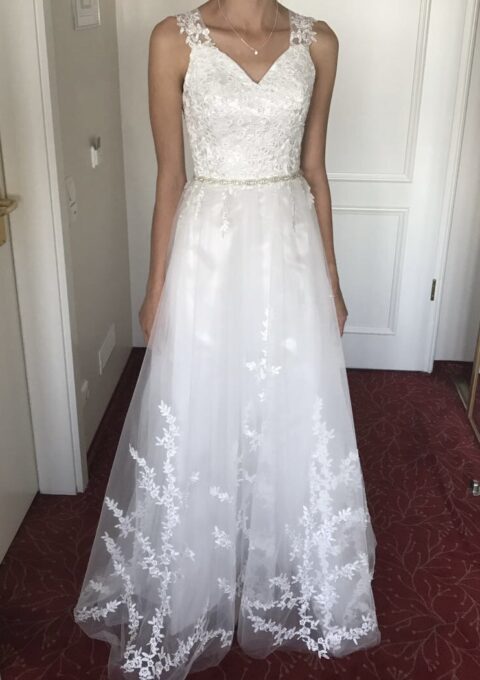 Second Hand Brautkleid Amour Elle A-Linie Gr. 36 Foto 1