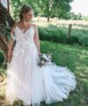 Second Hand Brautkleid Modeca Rachel A-Linie Gr. 44 Foto 2