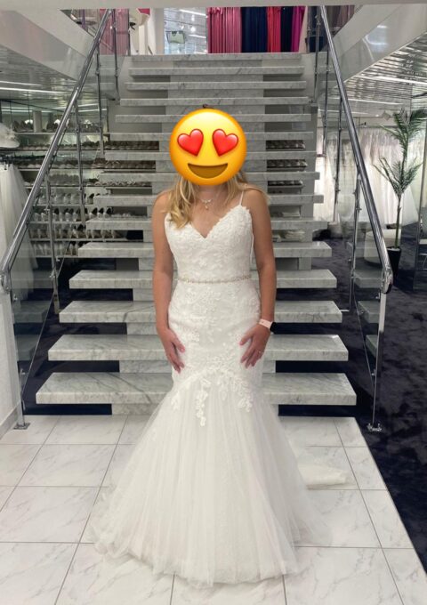Second Hand Brautkleid Wicky Brautmode Meerjungfrau Gr. 36 Foto 1