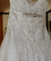 Second Hand Brautkleid Uwe Hermann EMMA A-Linie Gr. 46 Foto 4