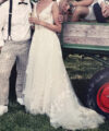 Second Hand Brautkleid A-Linie Gr. 36 Foto 7
