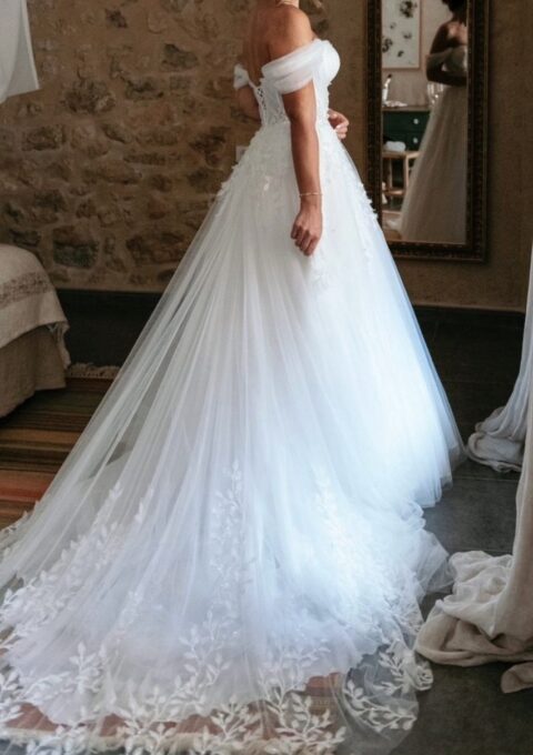 Second Hand Brautkleid A-Linie Gr. 36 Foto 1