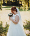 Second Hand Brautkleid Cinderella A-Linie Gr. 54 Foto 2