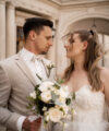 Second Hand Brautkleid Elegance Braut & Abendmode A-Linie Gr. 38 Foto 6