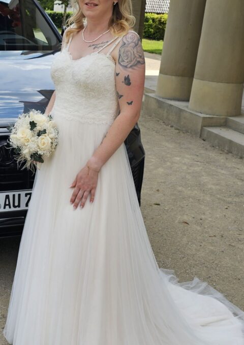 Second Hand Brautkleid Stella York A-Linie Gr. 38 Foto 1