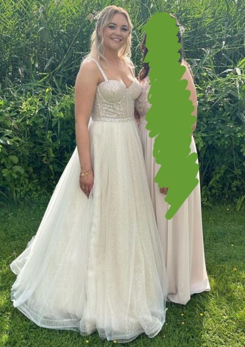 Second Hand Brautkleid A-Linie Gr. 36 Foto 1