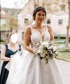 Second Hand Brautkleid Martina Liana 1075BEADC A-Linie Gr. 38 Foto 2