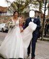 Second Hand Brautkleid Martina Liana 1075BEADC A-Linie Gr. 38 Foto 5