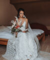 Second Hand Brautkleid Rue de Seine NOAH GOWN Boho Gr. 38 Foto 2