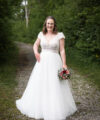 Second Hand Brautkleid Fara Sposa Opera A-Linie Gr. 42 Foto 1