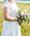 Second Hand Brautkleid Pronovias Barcelona Miami Modern Standesamt Gr. 44 Foto 2