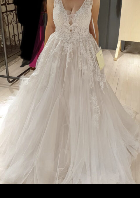 Second Hand Brautkleid Diane Legrand A-Linie Gr. 40 Foto 1