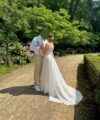Second Hand Brautkleid A-Linie Gr. 42 Maßgeschneidert Foto 2