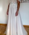 Second Hand Brautkleid Bridonista V24-02; Farbe Ivory/Skin-Blush A-Linie Gr. 40 Neu & ungetragen Foto 1