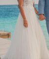 Second Hand Brautkleid Luxuar Magic Bride 7586 A-Linie Gr. 38 Foto 7