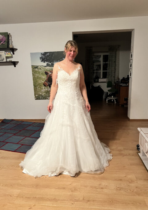 Second Hand Brautkleid Lilly A-Linie Gr. 42 Foto 1
