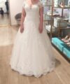 Second Hand Brautkleid White One Barcelona Prinzessin Gr. 38 Maßgeschneidert Foto 4