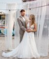 Second Hand Brautkleid Ria Tener Mia A-Linie Gr. 38 Foto 2