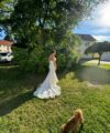 Second Hand Brautkleid Pure by Elia Moreni Meerjungfrau Gr. 38 Foto 1