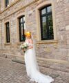 Second Hand Brautkleid Lina Becker Meerjungfrau Gr. 40 Foto 1