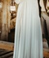 Second Hand Brautkleid Herve Paris Thollon Boho Gr. 38 Maßgeschneidert Foto 4