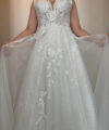 Second Hand Brautkleid maßgeschneidert A-Linie Gr. 38 Maßgeschneidert Neu & ungetragen Foto 2