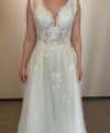 Second Hand Brautkleid maßgeschneidert A-Linie Gr. 38 Maßgeschneidert Neu & ungetragen Foto 6