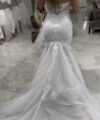 Second Hand Brautkleid SIMA Couture Meerjungfrau Gr. 36 Foto 2