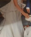 Second Hand Brautkleid Empire Gr. 34 Foto 3