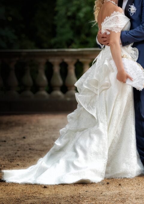 Second Hand Brautkleid Empire Gr. 34 Foto 1