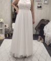 Second Hand Brautkleid Bianco Evento Zula Standesamt Gr. 44 Neu & ungetragen Foto 2