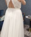 Second Hand Brautkleid Bianco Evento Zula Standesamt Gr. 44 Neu & ungetragen Foto 1