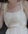 Second Hand Brautkleid Max Mara aus Italien Pianoforte A-Linie Gr. 38 Foto 2