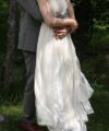 Second Hand Brautkleid Max Mara aus Italien Pianoforte A-Linie Gr. 38 Foto 1