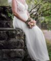 Second Hand Brautkleid Fara Sposa FS-Daniela A-Linie Gr. 42 Foto 6