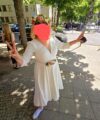 Second Hand Brautkleid Anactacia Berlin A-Linie Gr. 44 Foto 6