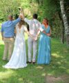 Second Hand Brautkleid A-Linie Gr. 38 Foto 3