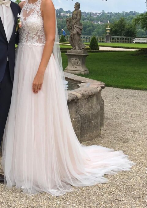Second Hand Brautkleid A-Linie Gr. 36 Foto 1