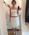 Second Hand Brautkleid Alvina Valenta Zweiteiler Gr. 34 Foto 1