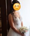 Second Hand Brautkleid Luna Novias Yerma Prinzessin Gr. 40 Maßgeschneidert Foto 2