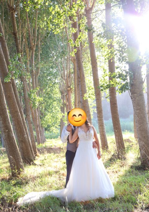 Second Hand Brautkleid Luna Novias Yerma Prinzessin Gr. 40 Mageschneidert Foto 1