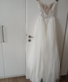 Second Hand Brautkleid Pronovias Barcelona Prinzessin Gr. 34 Foto 5