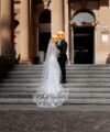 Second Hand Brautkleid Wunschkleid – Friedberg Fit and Flare Gr. 36 Foto 2