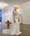 Second Hand Brautkleid Wunschkleid – Friedberg Fit and Flare Gr. 36 Foto 5