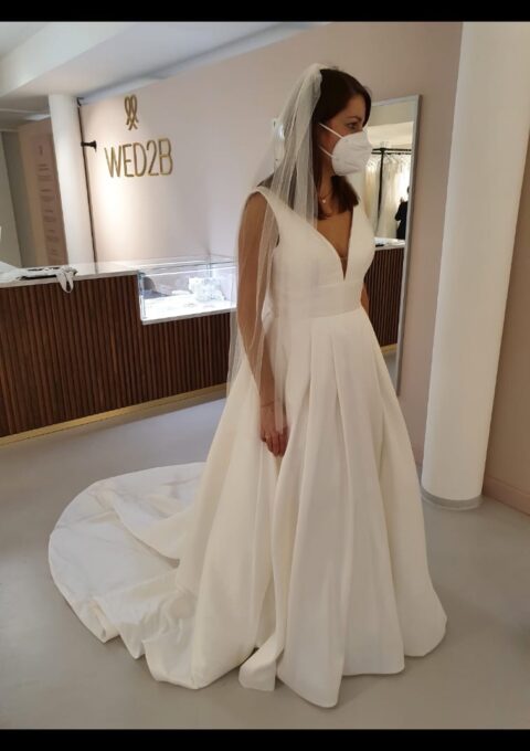 Second Hand Brautkleid A-Linie Gr. 40 Foto 1