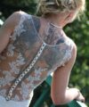 Second Hand Brautkleid Bianco Evento A-Linie Gr. 38 Foto 4